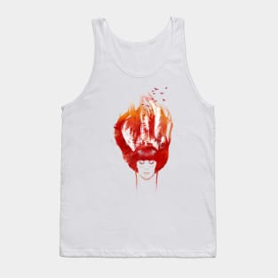 Burning Forest Tank Top